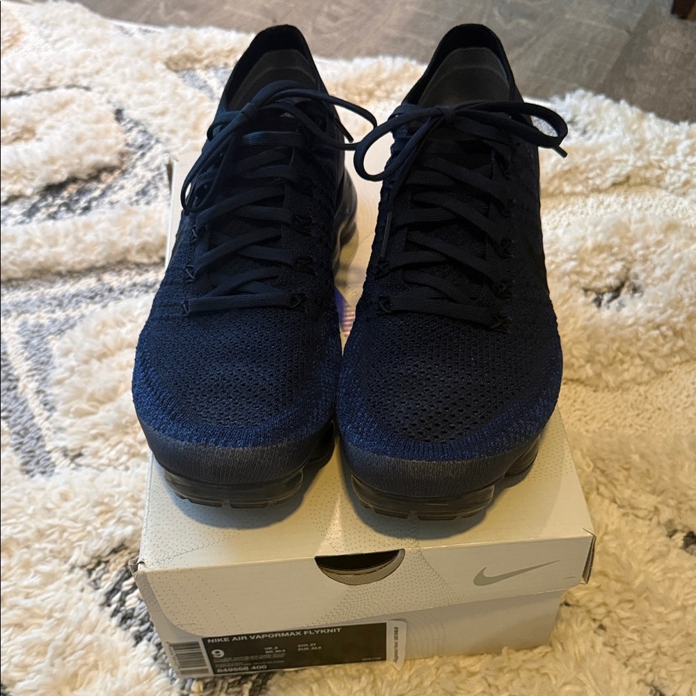 Nike Air VaporMax Flyknit Men's Sneakers - Dark Blue